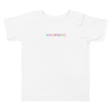 Vaccinated Rainbow Toddler Short Sleeve Tee