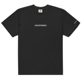 Vaccinated Black Unisex Tee