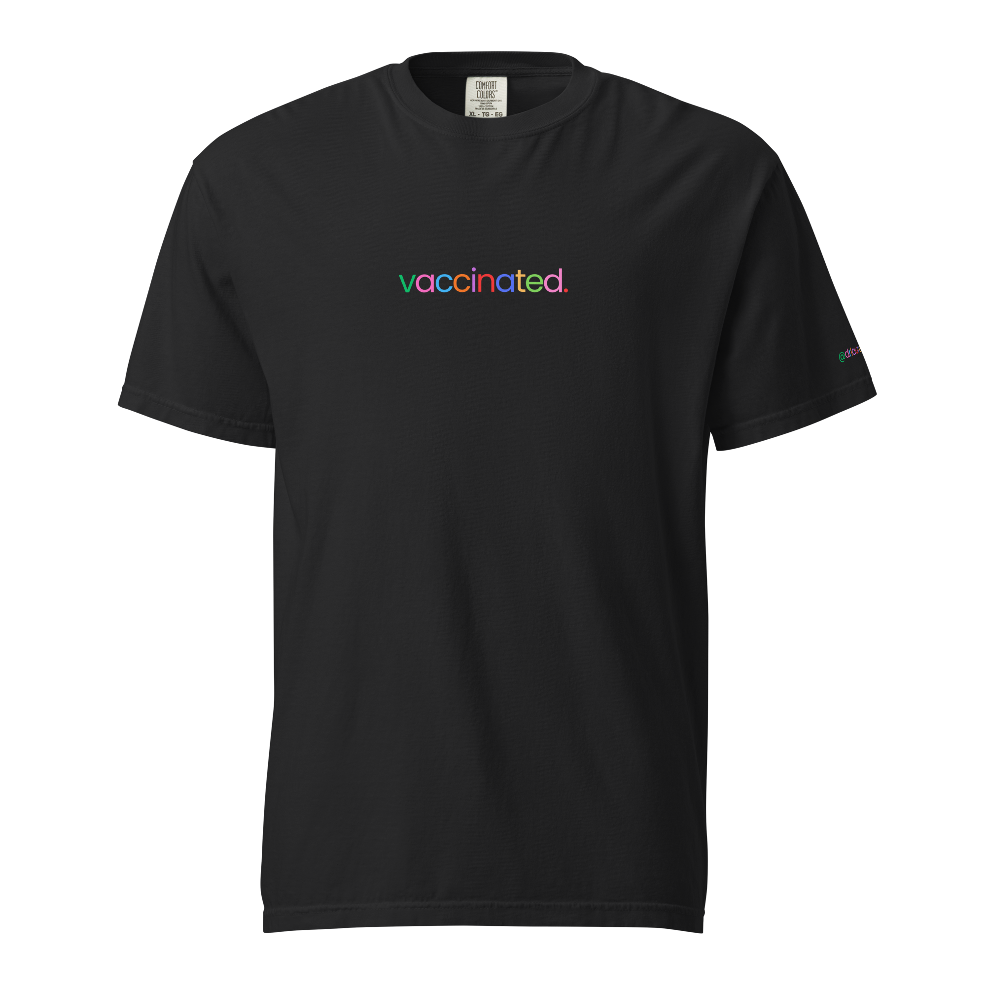 Vaccinated Rainbow Unisex Tee