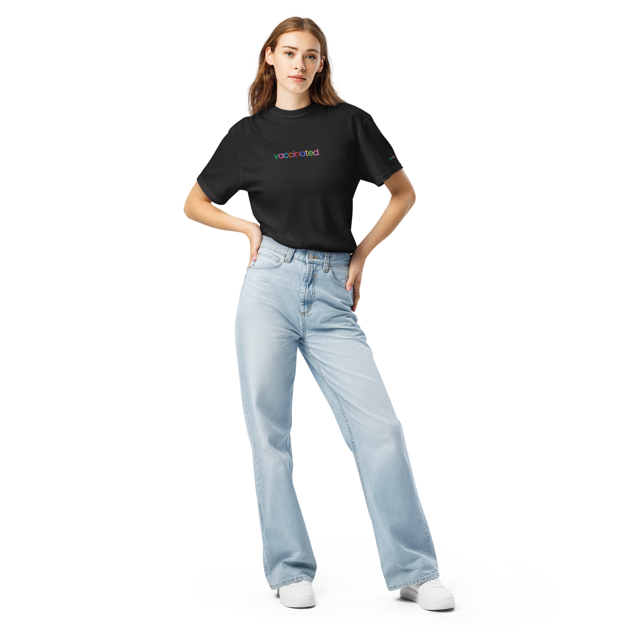 Vaccinated Rainbow Unisex Tee
