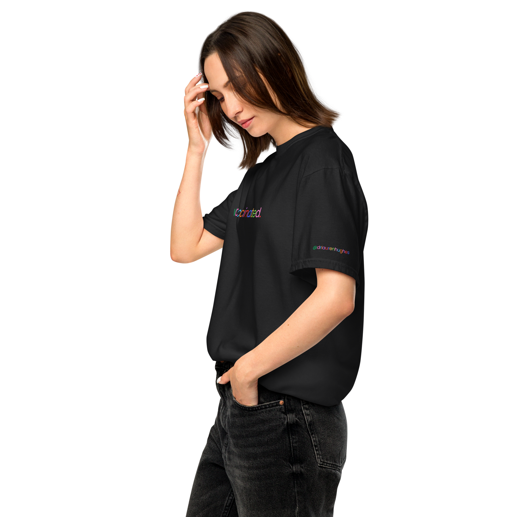 Vaccinated Rainbow Unisex Tee