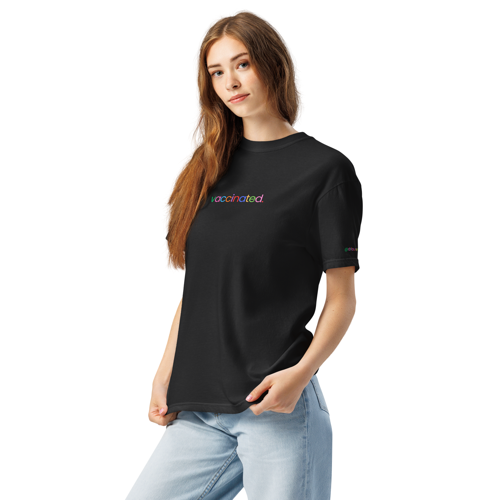 Vaccinated Rainbow Unisex Tee