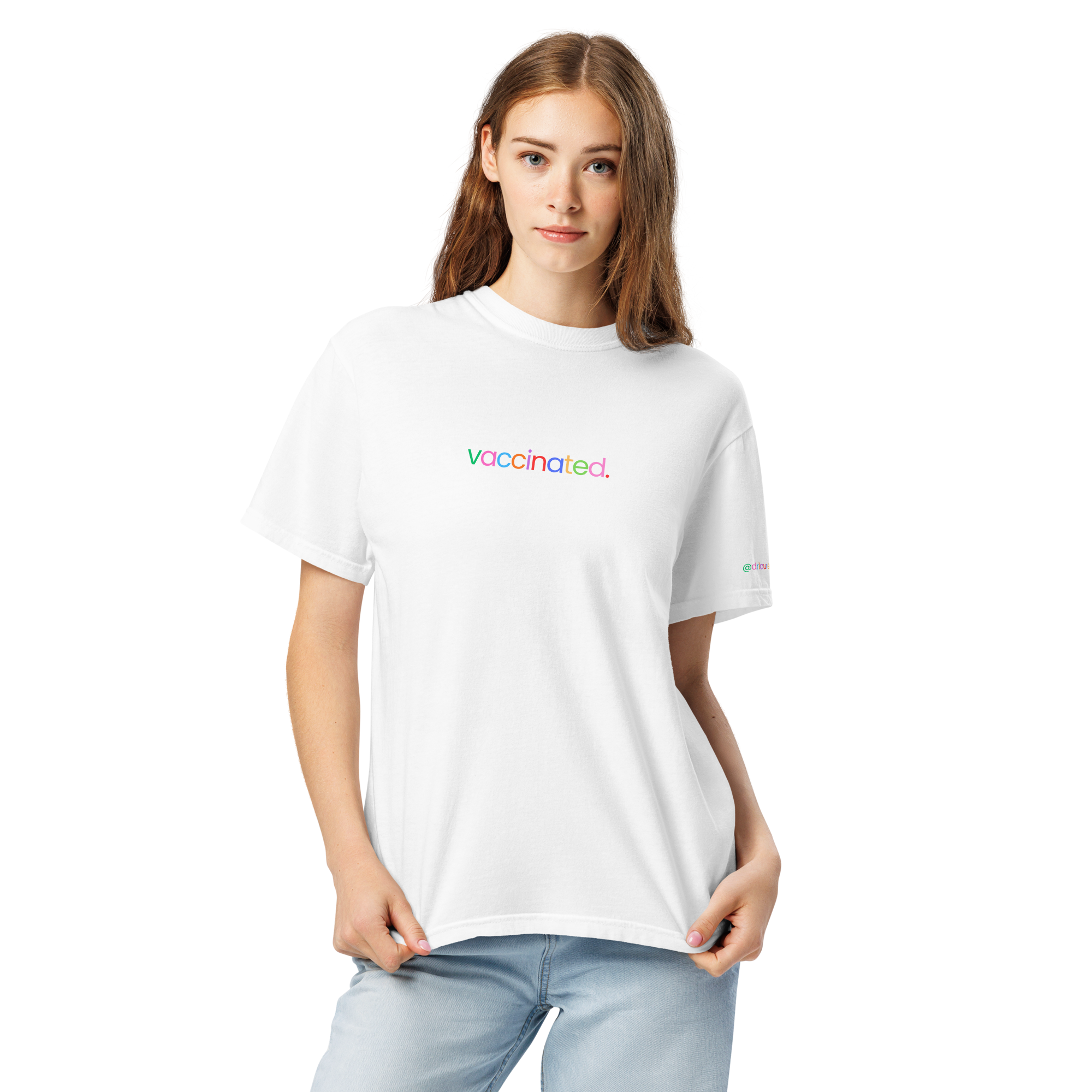 Vaccinated Rainbow Unisex Tee