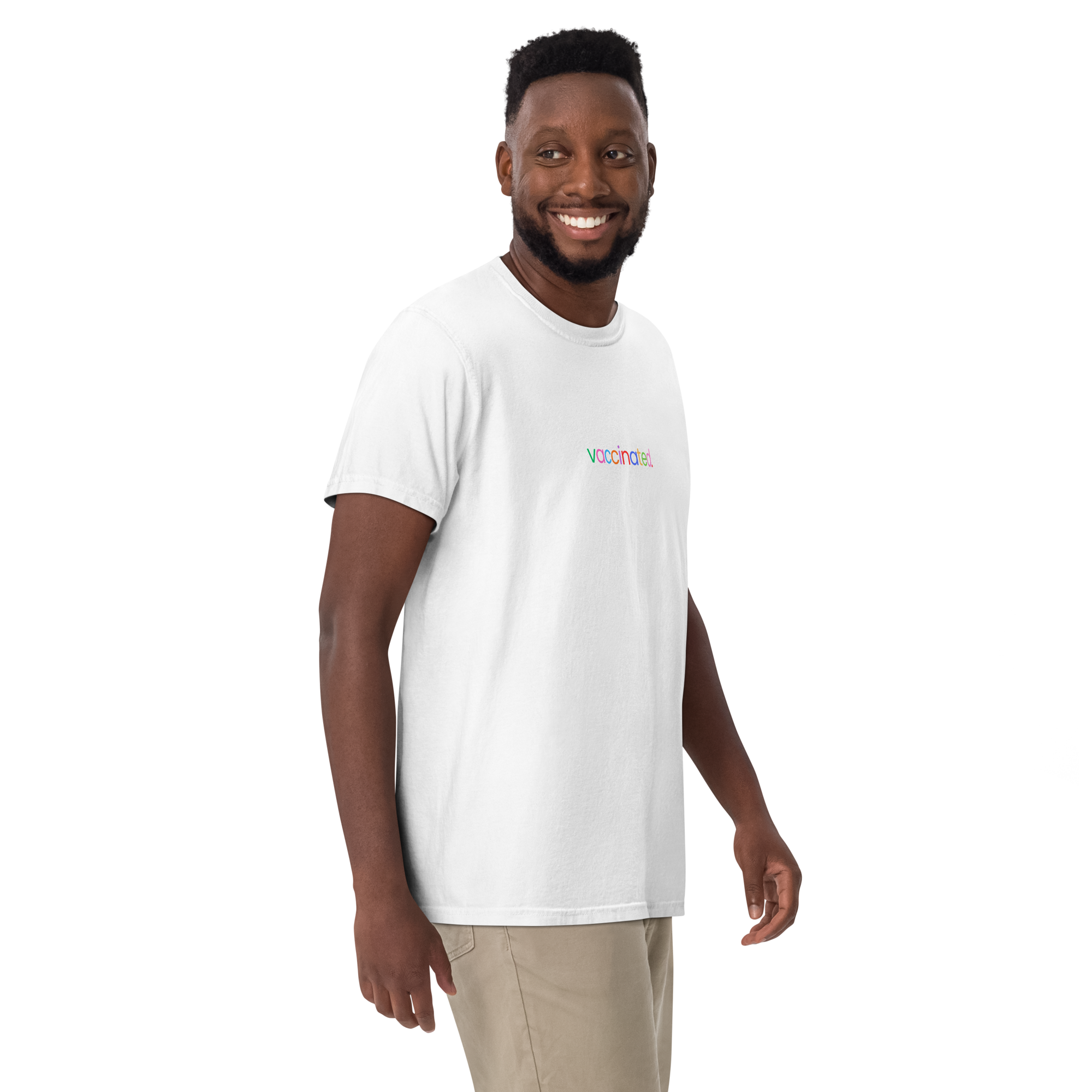 Vaccinated Rainbow Unisex Tee