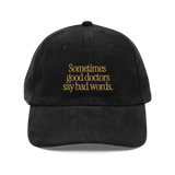 Good Doctors Embroidered Vintage Corduroy Cap