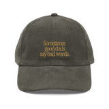 Good Dads Embroidered Vintage Corduroy Cap